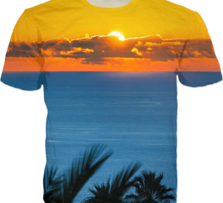 Beautiful Seaside Sunset - T-shirts and Clothes