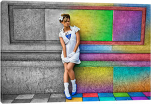 In A Rainbow City - Canvas Print