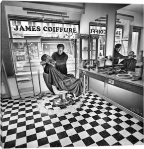 James - Hairdresser - Canvas Print