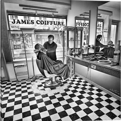 James - Hairdresser - Canvas Print