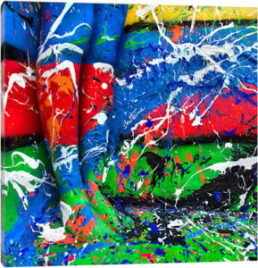 Life Is Like A Canvas - Canvas Print