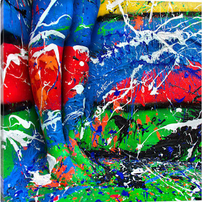 Life Is Like A Canvas - Canvas Print