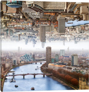 London - Double Landscape - Canvas Print