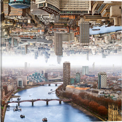 London - Double Landscape - Canvas Print