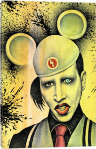 Marilyn Manson II - Canvas Print