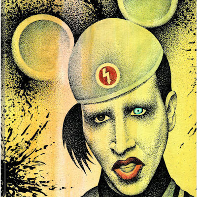 Marilyn Manson II - Canvas Print