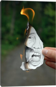 Pencil vs. Camera - 16 - Canvas Print