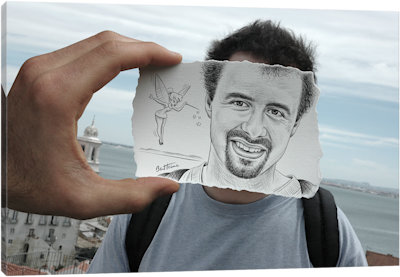 Pencil vs. Camera - 25 - Canvas Print