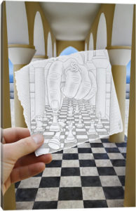 Pencil vs. Camera 37 - Checkmate - Canvas Print