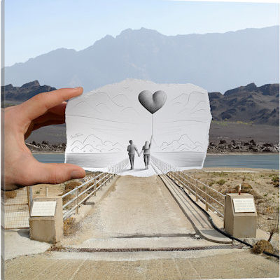 Pencil vs. Camera 4 AOC - Lovers - Canvas