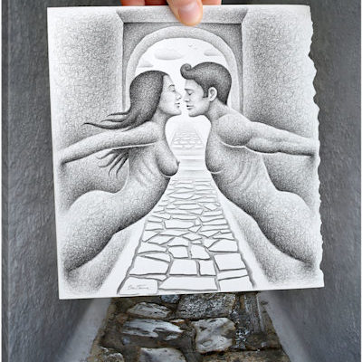 Pencil vs. Camera - 43 - Canvas Print