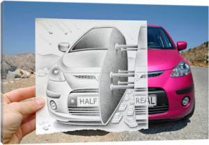 Pencil vs. Camera - 44 - Canvas Print