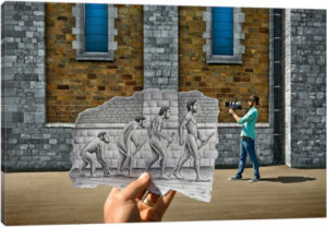 Pencil vs. Camera - 55 - Canvas Print