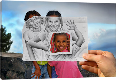 Pencil vs. Camera - 6 - Canvas Print