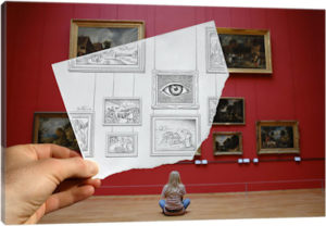 Pencil vs. Camera - 7 - Canvas Print