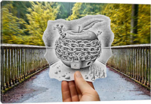 Pencil vs. Camera - 70 - Canvas Print