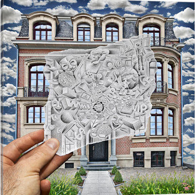 Pencil vs. Camera 71 - Creative Office - Canvas Print