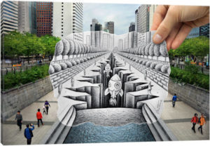 Pencil vs. Camera - 77 - Canvas Print