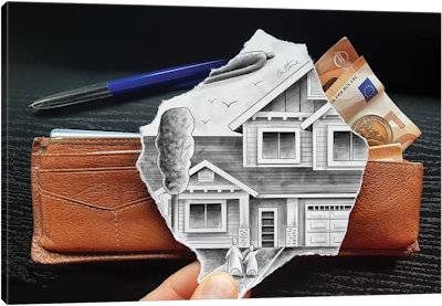 Pencil vs. Camera - Investment - Canvas Print