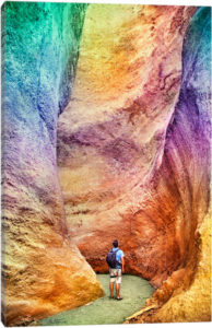 Rainbow Canyon - Canvas Print