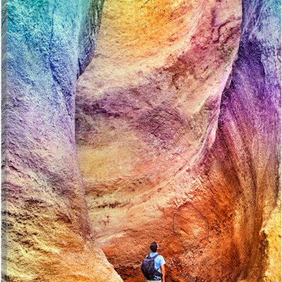 Rainbow Canyon - Canvas Print