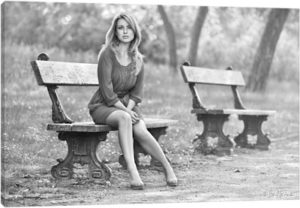 Waiting for Someone - Canvas Print