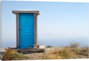 Blue Dimension - Canvas Print