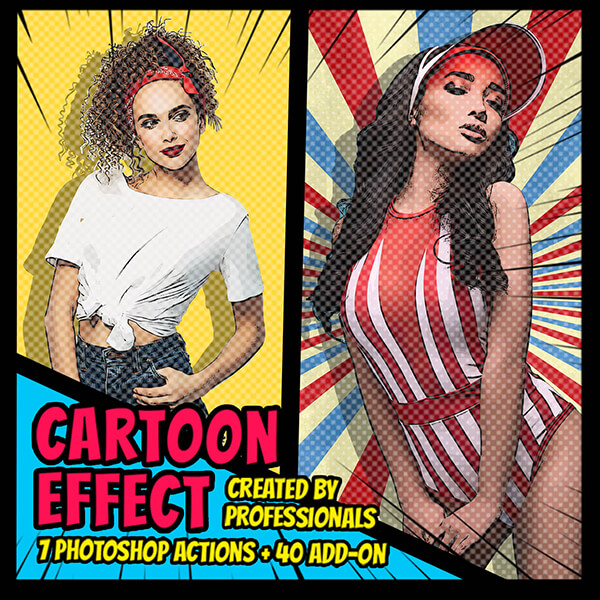 Cartoon Effect Photoshop Actions - Ben Heine Content Creation: Marketing,  Art, Drawing, Photography, Painting, Video Creation