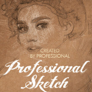 Drawing - Sketch - Photoshop actions and brushes - effects plugins - ben heine - fix the photo
