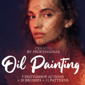 Oil Painting - Sketch - Photoshop actions and brushes - effects plugins - ben heine - fix the photo