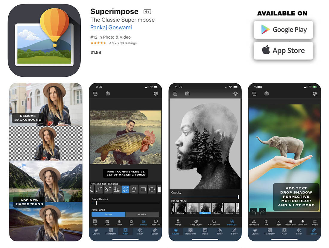 20 meilleures applications pour retoucher vos photos (Android + IOS)