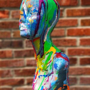 Painted Bust 7