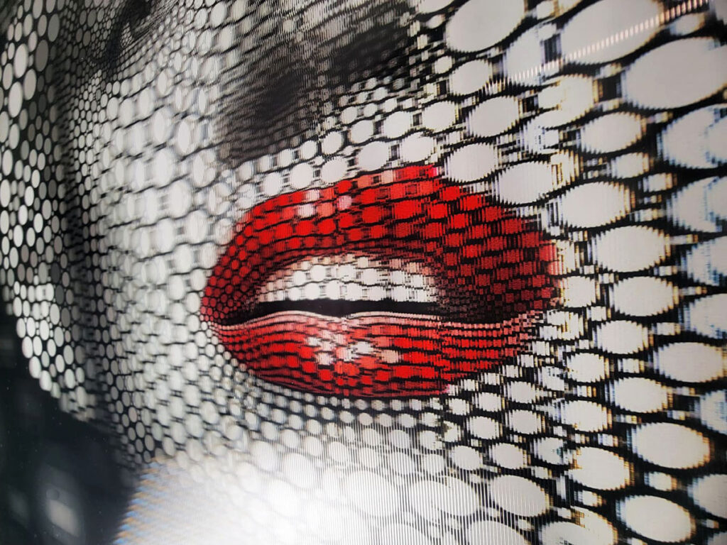 Buy Digital Circlism Art Prints with physical 3D Effects by Ben Heine Art