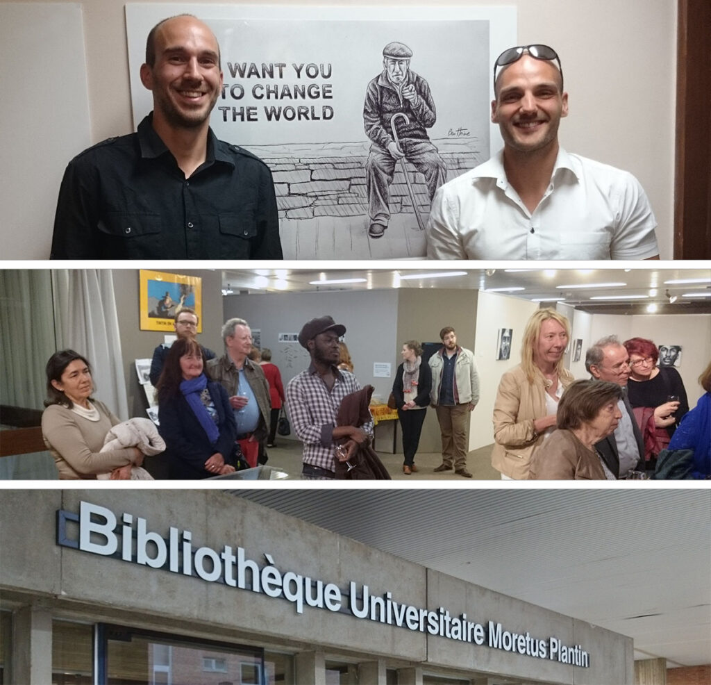 Exposition Ben Heine BUMP Bibliotheque Universite de Namur