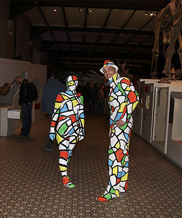 Live Art Performance by Ben Heine Flesh and Acrylic