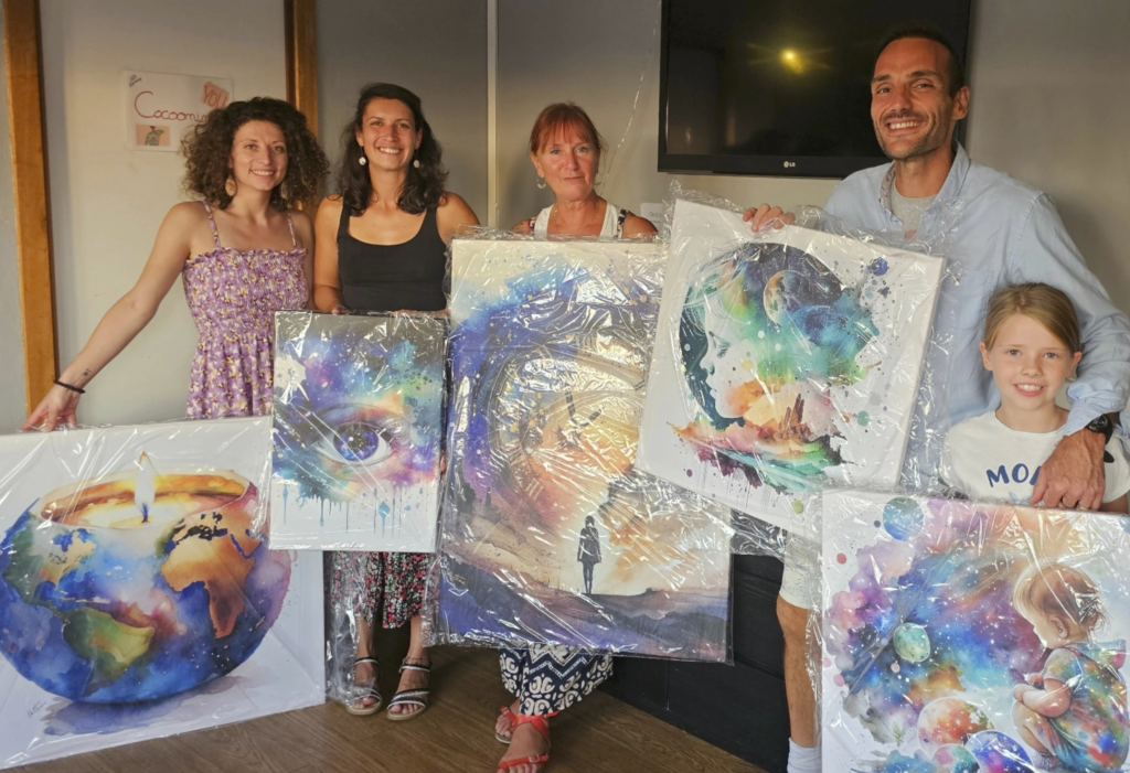 Solo Permanent Exhibition (Astro Cruise series) in educational areas of the College