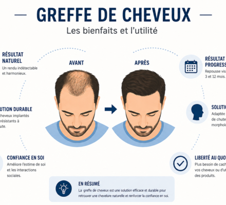 Greffe de cheveux utilité réelle, bénéfices et limites