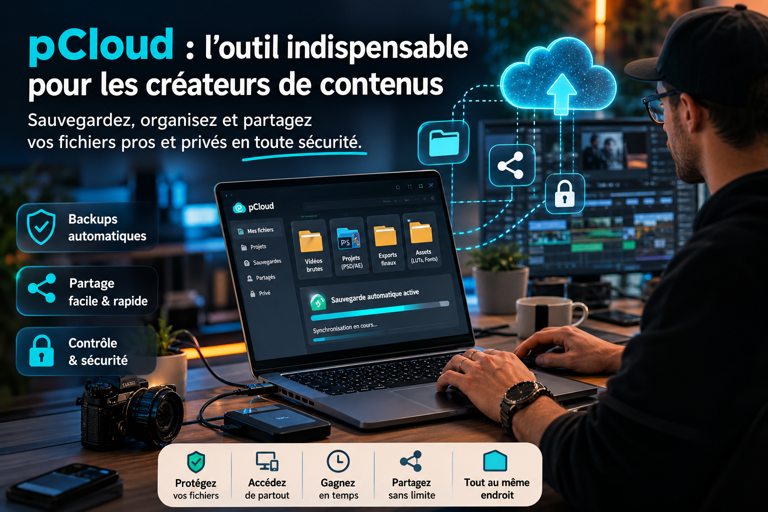 pCloud un outil stratégique pour les créateurs de contenus