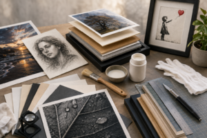 How Material Choices Shape the Finish of Fine Art Prints
