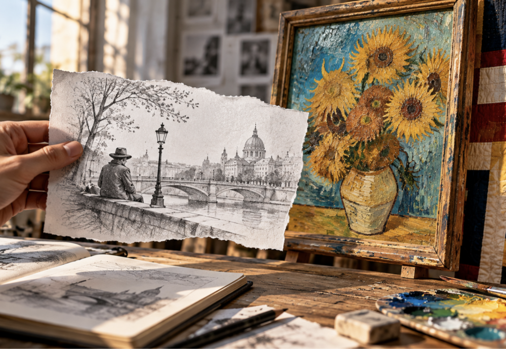 Why Imperfect Art Works: Ben Heine, Van Gogh and the Mark of a Hand