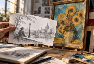 Why Imperfect Art Works: Ben Heine, Van Gogh and the Mark of a Hand