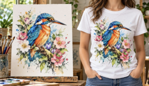 From Paper to Fabric: How to Turn Original Drawings and Paintings Into Wearable Art